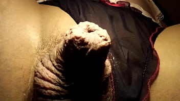 Little dick ín lingerie