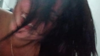 My cuckold and my bbc bull creampied me at same time