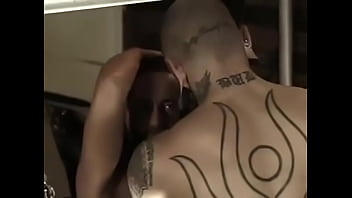 Pierced guy with heavy tattoos