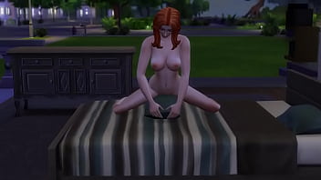 Sofia cat estrena su nueva cama y se mete los dedos hasta correrse a chorros