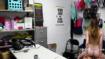 Petite klepto girl lana smalls deals with horny mall cop