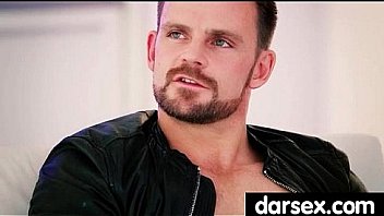 Babe’s expert tongue goes up and down on a cock 26