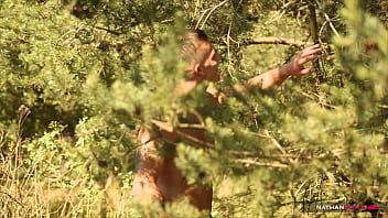 Hot brunette takes a good dicking in the forest 4k teaser