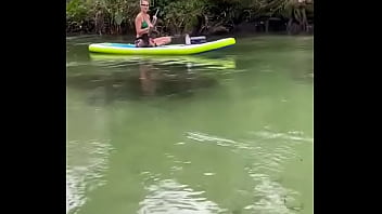 Yesterday i got to paddle beside this big girl for most of the river so fun hanging out with manatees