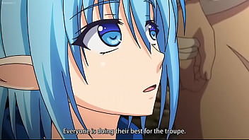 Hentai a elf fight for her virginity in the colosseum