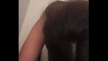 Sexy latina sucking my dick