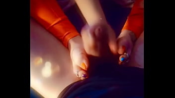 Prettyfeetelite barefoot goddess twinkletoes handjob and footjob ignoring husband while on the phone with lover with slo mo cumshot