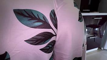 Stepmom did not have time to cook breakfast and the stepson decided to help her