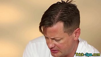 Massage babe gives head