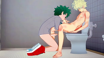 Boku no hero academia yaoi midoriya sucks bakugou's dick Boku no hero academia yaoi midoriya sucks bakugou's dick