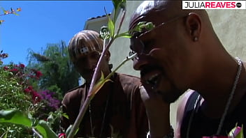 Group sex with 2 huge black dicks and extremely sticky cumshot