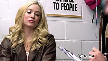 She wanted a slutty bikini but got fucked instead by the mall cop