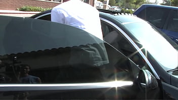 Her stud sticks it in deep before pulling out to cum on her pierced nipples