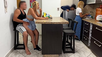 Step cousin likes to be fucked in a skirt in front of her family retarded real case
