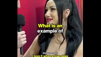 Stirling cooper asks jennifer white what she loves most about sex behind the scenes