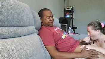 Fucking on the sofa part 2