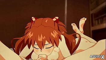 El beso de asuka después de estar con shingi