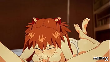 El beso de asuka después de estar con shingi