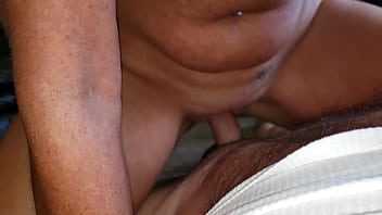 She's already naked when the doorbell rings