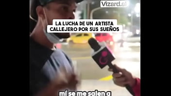 La lucha de un artista callejero por sus sueños #esfuerzo #chiclenoticias #historia #trabajo #elchicletv #talento #famil