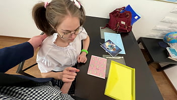 Lustful student passes the exam