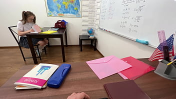 Lustful student passes the exam