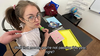 Lustful student passes the exam