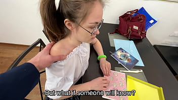 Lustful student passes the exam