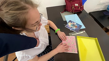 Lustful student passes the exam