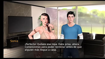 Cogiendo con mi vecina tetona hasta correrme