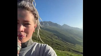 Brushing my teeth with this beautiful background what's your favorite way to start the day #morningroutine #bru