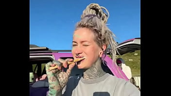 Brushing my teeth with this beautiful background what's your favorite way to start the day #morningroutine #bru