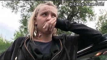 Eurobabe nessy screwed up with stranger in public for cash