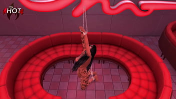 Pendurada por algemas