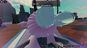 Slut fucked by a big roblox cock while his bf is away