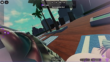 Slut fucked by a big roblox cock while his bf is away