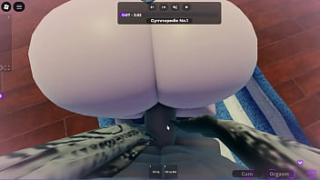 Slut fucked by a big roblox cock while his bf is away