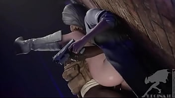 Marvel's spiderman silver sable anal fuck