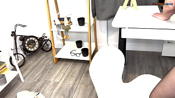 Black mo gets some white pussy in pantyhose