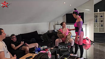 Slutty texas patti & fric fok drain costas & conny dachs's thick cocks