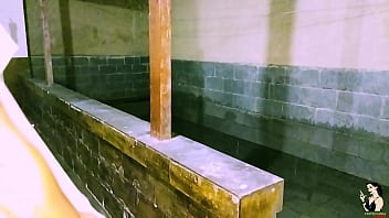 Trailer in the middle of a storm i was very hard on the balcony lays lopes