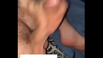 Playing with my huge dick