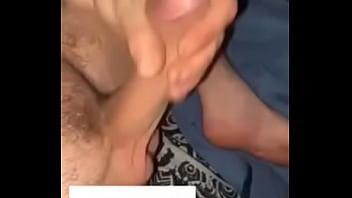 Playing with my huge dick