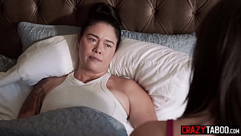 Kylie rocket is here to satisfy old lady and babe gave a blowjob and got fucked so hard in front of her