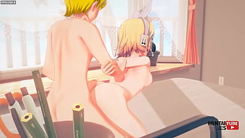 Vocaloid hentai len se folla a rin a cuatro patas Vocaloid hentai len se folla a rin a cuatro patas