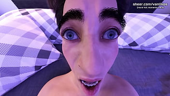 Freshwomen petite nerdy asian teen rides a big dick and gets her little pussy creampied 3d animated porn game part #12