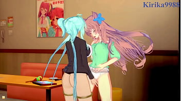 Kanade amō and maria cadenzavna eve and cagliostro intense lesbian play symphogear hentai Kanade amō and maria cadenzavna eve and cagliostro intense lesbian play symphogear hentai
