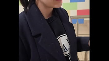 Brunette hottie lets me fuck her