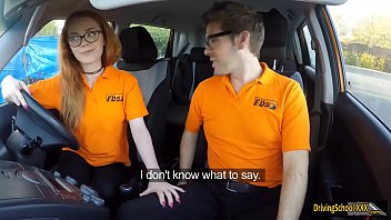 Teen ella hughes drilled by instructor