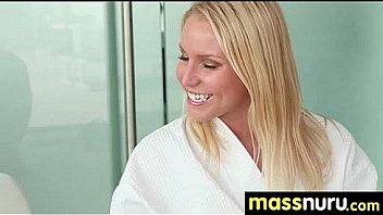 Japanese masseuse gives a full service massage 12